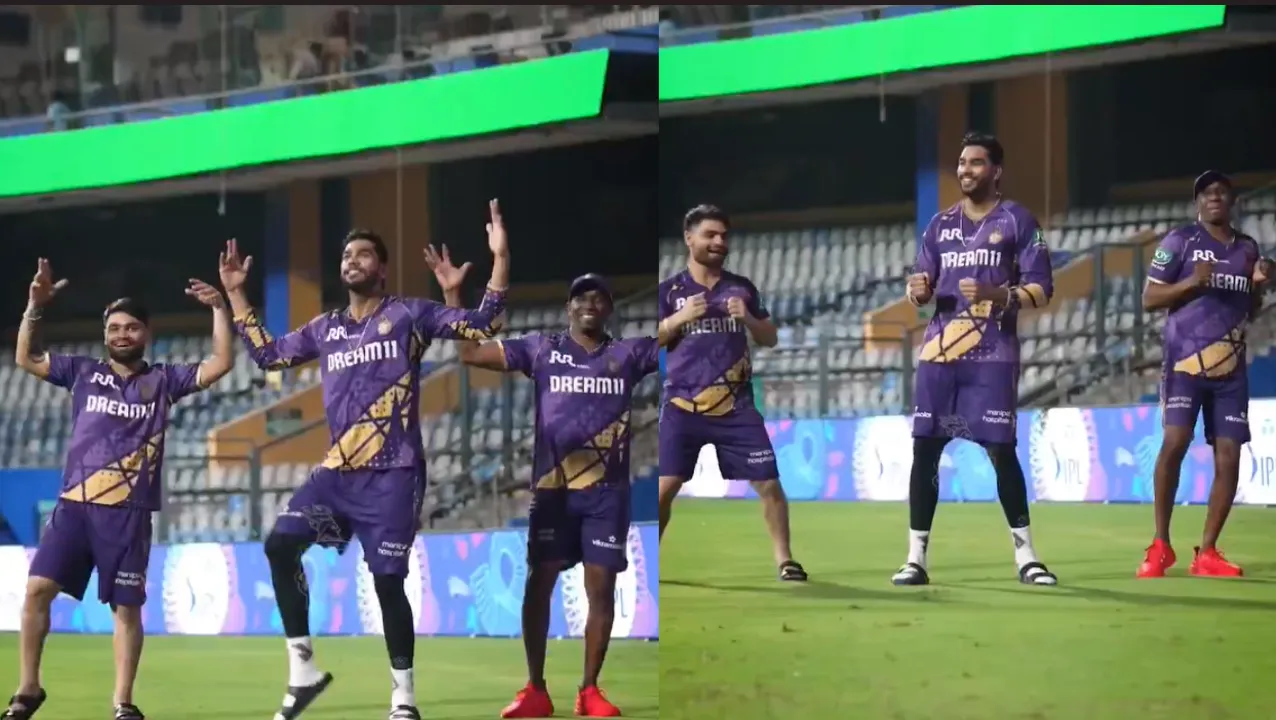 KKR Stars Rinku, Venky & Bravo